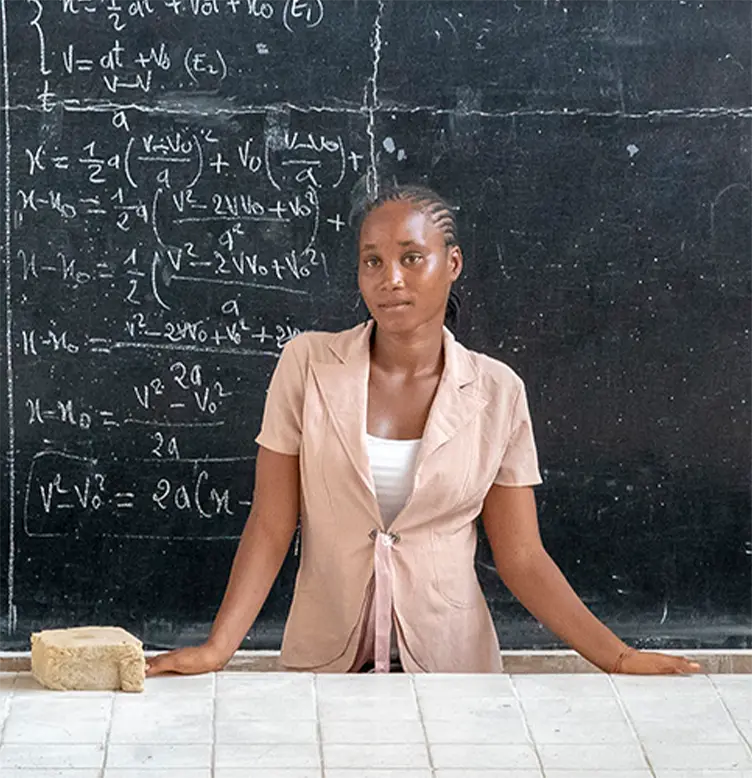 Bilguissa Balde was one of the first people supported by CDiC. Today, she guides and inspires younger children also living with type 1 diabetes in Guinea.