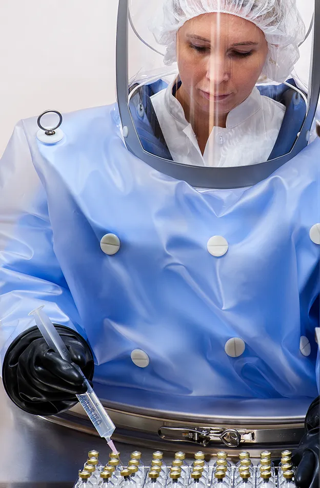 Susanne Svendsen is a laboratory technician in Gentofte, Denmark. (portrait)