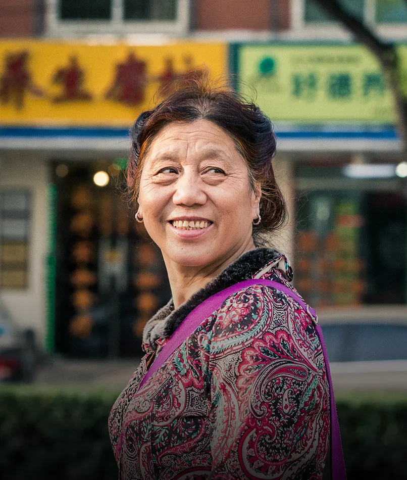 Ren Yanxia lives with type 2 diabetes in China. (photo)